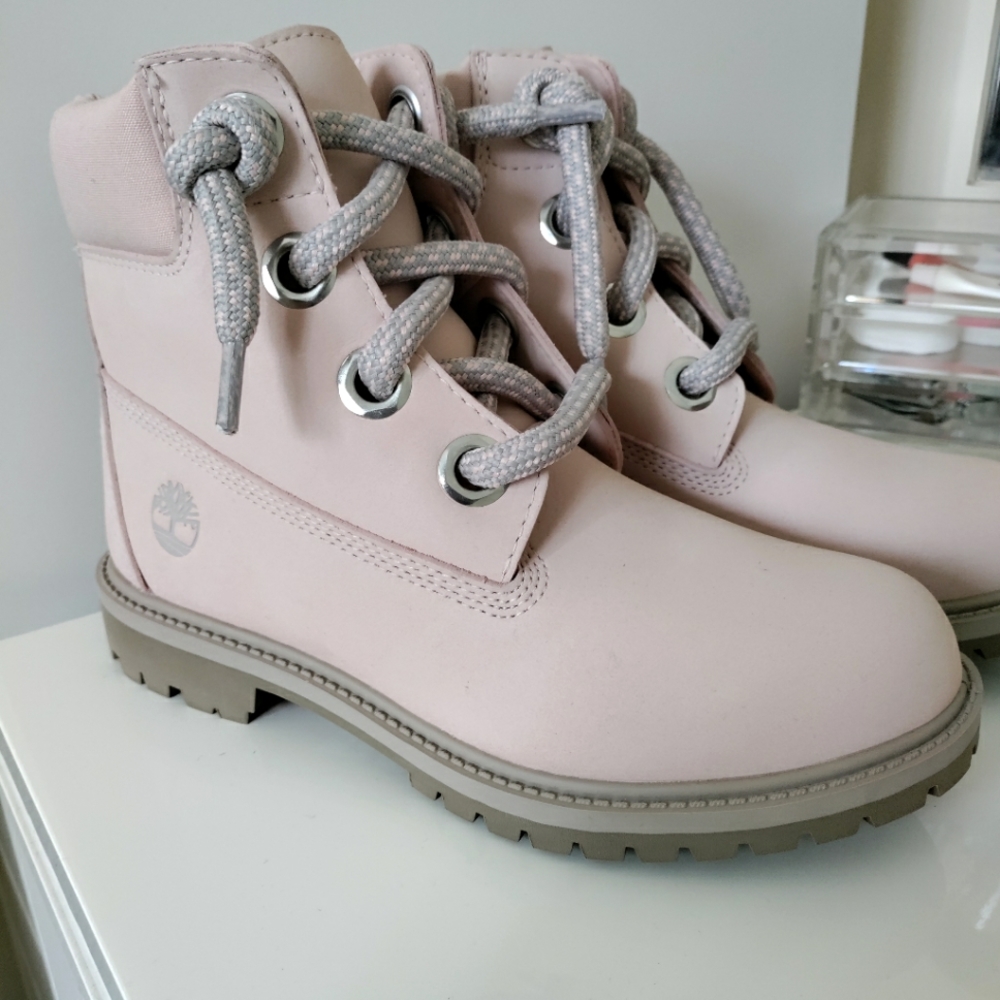 Pink Timberland Boots